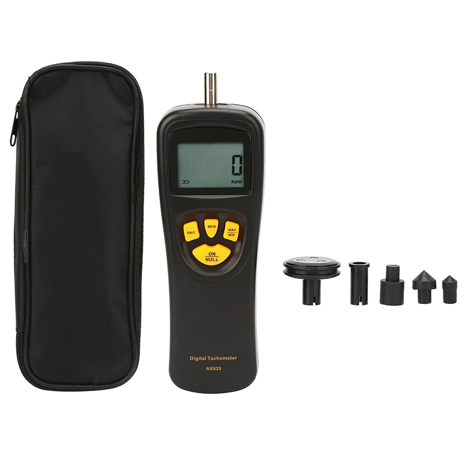 SMART SENSOR 0.5~19999 RPM Contact Digital Tachometer Rotation Meter with LCD Backlight Display Digital Tachometer