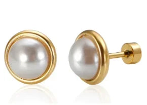 Luxury Shiny Zircon Hoop Earrings for Women Trendy Golden Stainless Steel Wed Ear Geometric Circle Earring Jewelry Pendientes