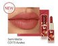 Blushimmer CATKIN Velvet Matte Lipstick in deep red with smooth, creamy satin finish and hydrating long-lasting formula.