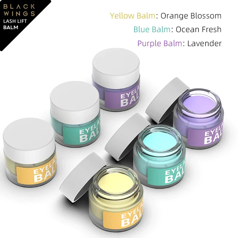 Blushimmer eyelash lifting glue 10g, solid adhesive, eyebrow wax, eyelash perm pad, silicone lifting point, eyelash curler in image.
