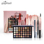 POPFEEL All-in-One Makeup Kit Gift Set with Eyeshadow Palette Foundation Lip Gloss Blush Brushes Eyeliner and More Beauty Gifts