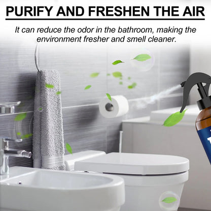 Bergamot Bathroom Deodorizer Spray Multi-functional Air Freshener for Kitchen Bedroom Interior Household Air Purification Spray