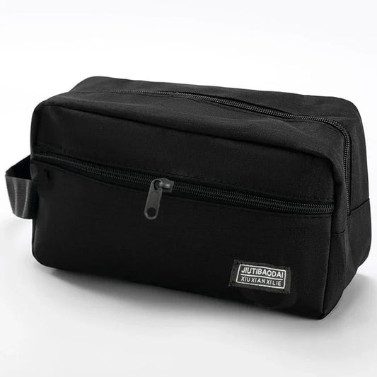 Men's business toiletry bag by Blushimmer, large capacity travel makeup organizer with durable fashion design and ample storage.