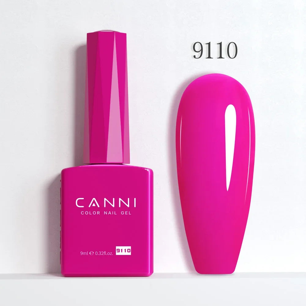 Blushimmer CANNI Hema Free Nail Gel Polish Fall Collection with semi-permanent long wear top coat in red and nude jelly shades.