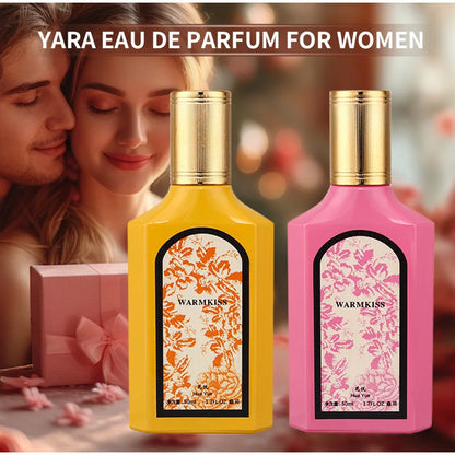 Blushimmer women's perfume spray with long-lasting jasmine fragrance, featuring a sleek bottle and fresh floral scent.