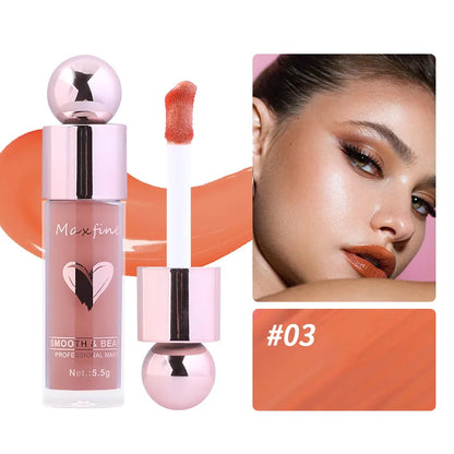 Blushimmer matte liquid blush with highly pigmented, long-lasting, non-fading smooth stage makeup in a vibrant shade.