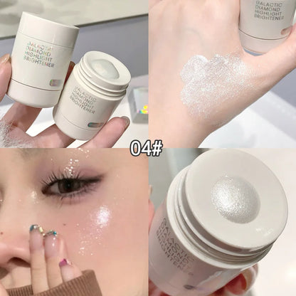 Blushimmer SHAQINUO Galaxy Star Diamond Highlighting Liquid with watery radiance and shimmering diamond particles.