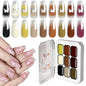 Blushimmer LIMEGIRL 7-in-1 nail gradient gel kit with long-lasting hybrid gel polish and high texture color for salon nail art