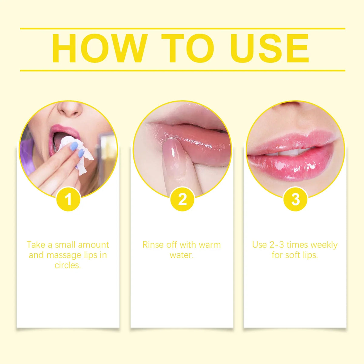 Blushimmer HOYGI turmeric lip scrub exfoliator with coconut oil, moisturizing and softening dry lips, removing dead skin.