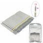 50pc Diamond Nail Drill Cuticle Clean Bit Set Milling Cutter for Manicure Electric  Bits Accessories Dead Skin Remove Tool