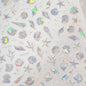 5D Deep Sea Fish Nail Art Stickers Shimmery Bubble Colorful Marine Life Nail Decals Summer Ocean Self Adhesive Manicure Decal