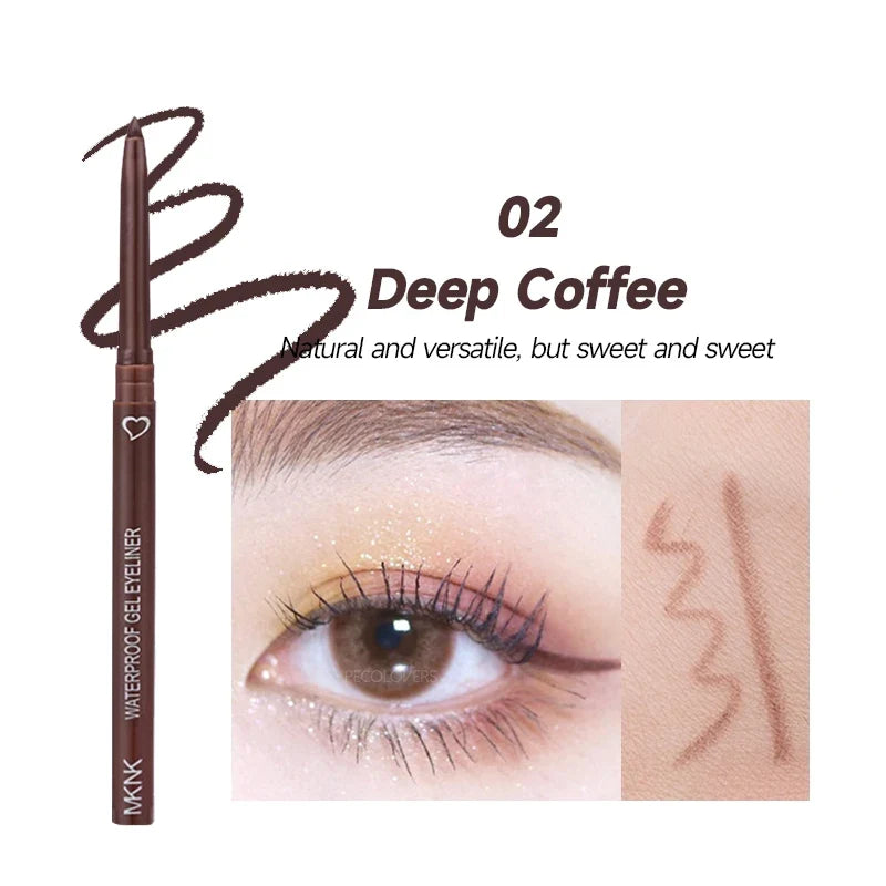 Blushimmer waterproof matte eyeliner pen with quick-dry formula, long-lasting, smooth application, ideal for versatile eye makeup looks