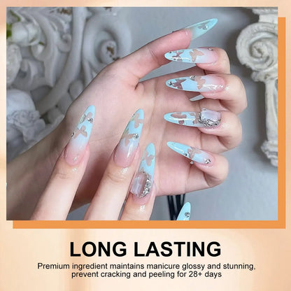 Blushimmer LIMEGIRL 7-in-1 nail gradient gel kit with long-lasting hybrid color and high texture for salon nail art.