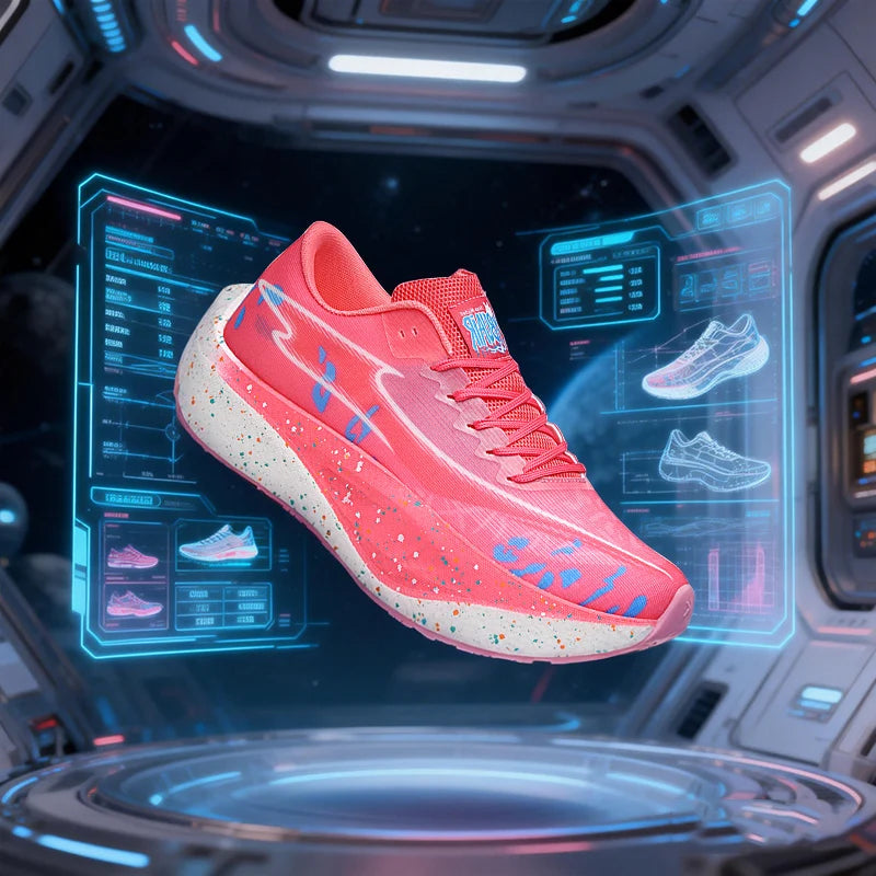 Men Sports Running Shoes Shock Absorbing Marathon Breathable Women Athletic Sneakers Jogging Off Road Running Casual Sports Shoe