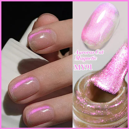 Blushimmer Born Pretty 117 Colors Cat Magnetic Gel Nail Polish 10ml vibrant semi-permanent nail varnish with full coverage