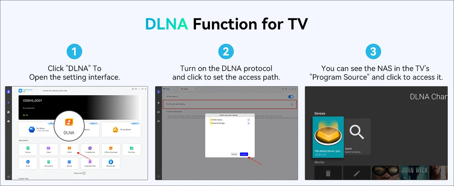Yottamaster2.5"/ 3.5" SATA HDD NAS Network Private Cloud Storage Hard Drive Enclosure Cloud Storage with External HDD Enclosure