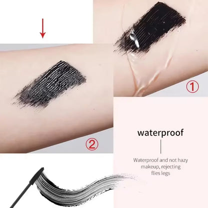 Waterproof Lengthening Mascara - Black Silk Fiber Formula