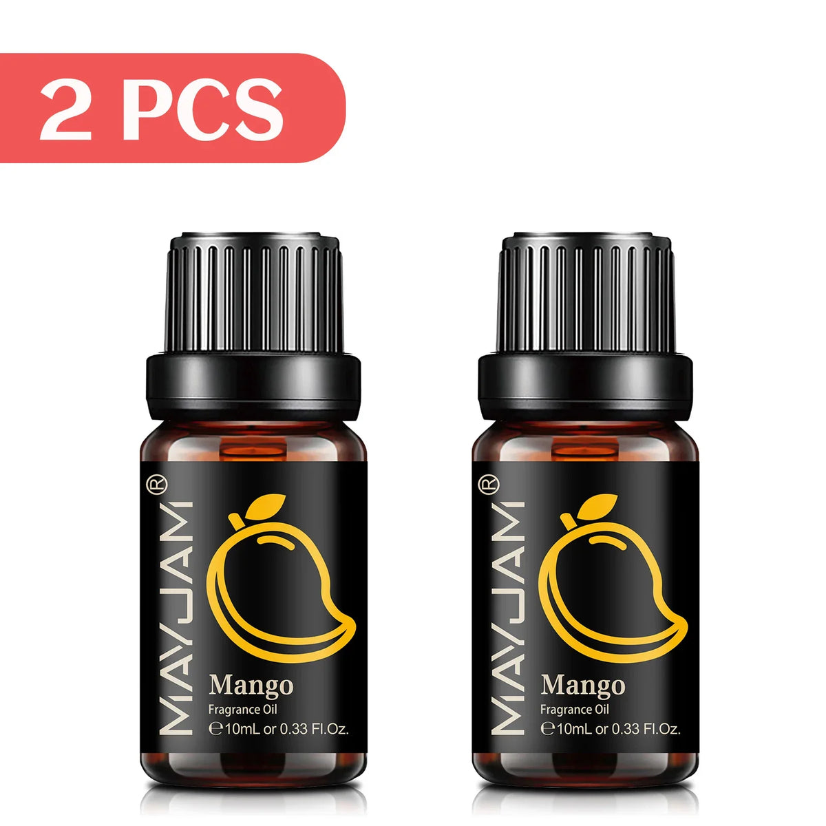 Blushimmer MAYJAM Fruit Essential Oil 10ml with cherry, banana, papaya, grape, lychee, guava, kiwifruit, pear, and fig scents