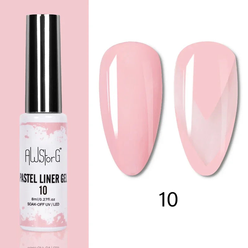 Blushimmer metallic gel nail polish in gold and silver chrome mirror finish, shown in 5ML bottle with semi-permanent UV LED gel polish.