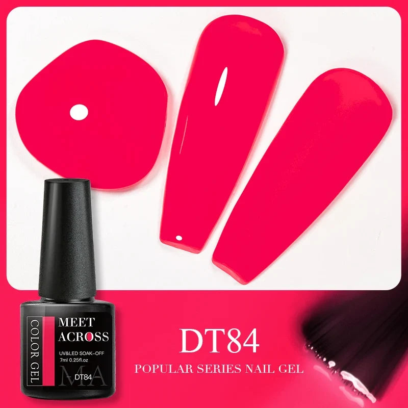 Pink dried flower gel nail polish by Blushimmer, with natural flower accents for fairy nail art, UV and LED soak-off gel varnish.