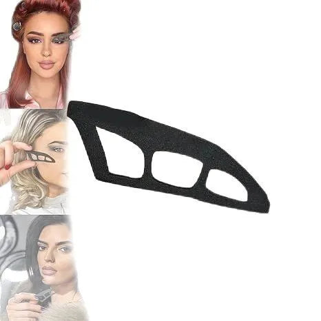 Blushimmer Eyetour Your Glam Bestie eye makeup stencil for beginners, showing the reusable plastic stencil with eye makeup tips.