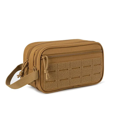 Blushimmer tactical toiletry bag for men with multiple compartments, Molle pouches, shaving kit, travel shower and makeup storage