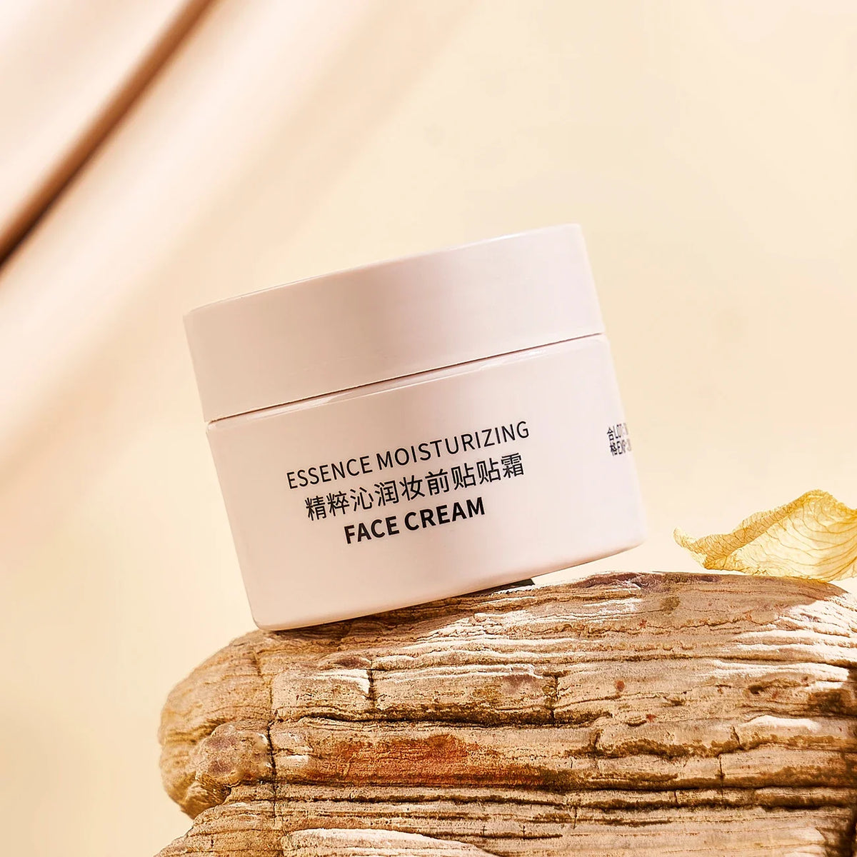 Blushimmer moisturizing foundation cream applied before makeup, creating a natural, long-lasting, and hydrated foundation look.