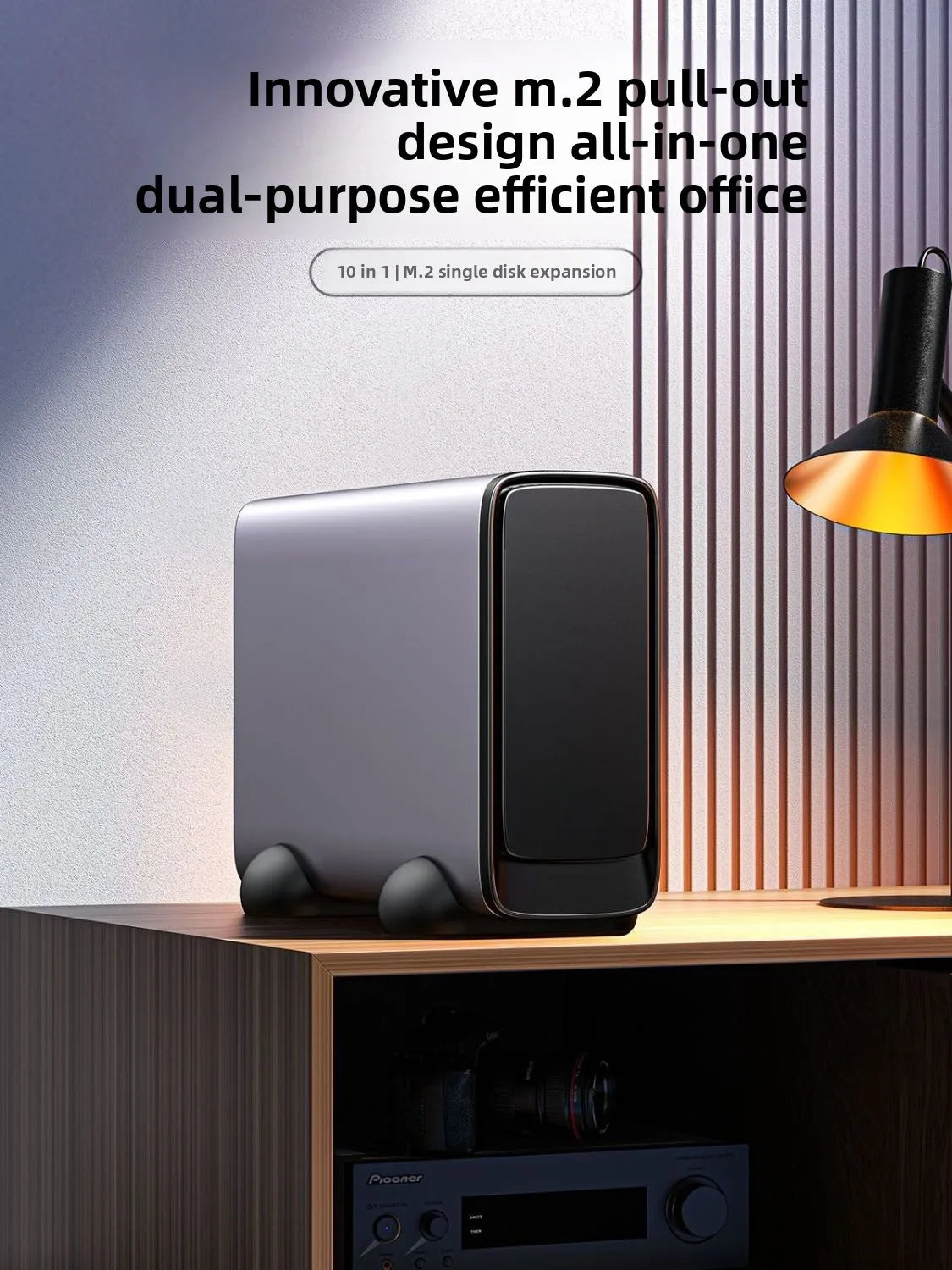 WIFI wireless NAS private cloud storage, office home multi-function hard disk box