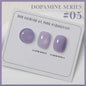 Blushimmer Mianel 12ml multi-color jelly dopamine gel nail polish with nude sheer finish, shown in a sleek bottle image.
