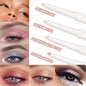 Hisyi 2-in-1 lying silkworm eyeliner and highlighter pen by Blushimmer, featuring sleek black and silver design with cap.