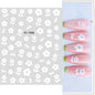 Black and white Blushimmer nail art stickers featuring sexy woman and girl designs for press-on nail decorations and body decals.
