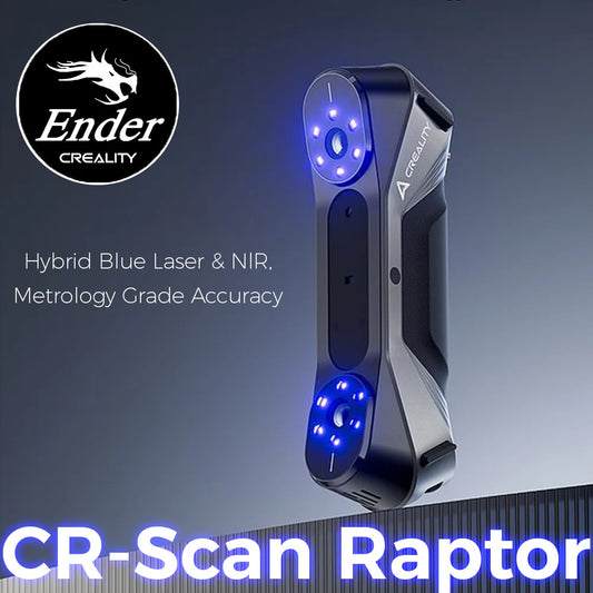 Creality CR-Scan Raptor 3D Scanner for K1/KC1/K1-Max Hybird Blue Laser & NIR Maximum 0.02mm Accuracy