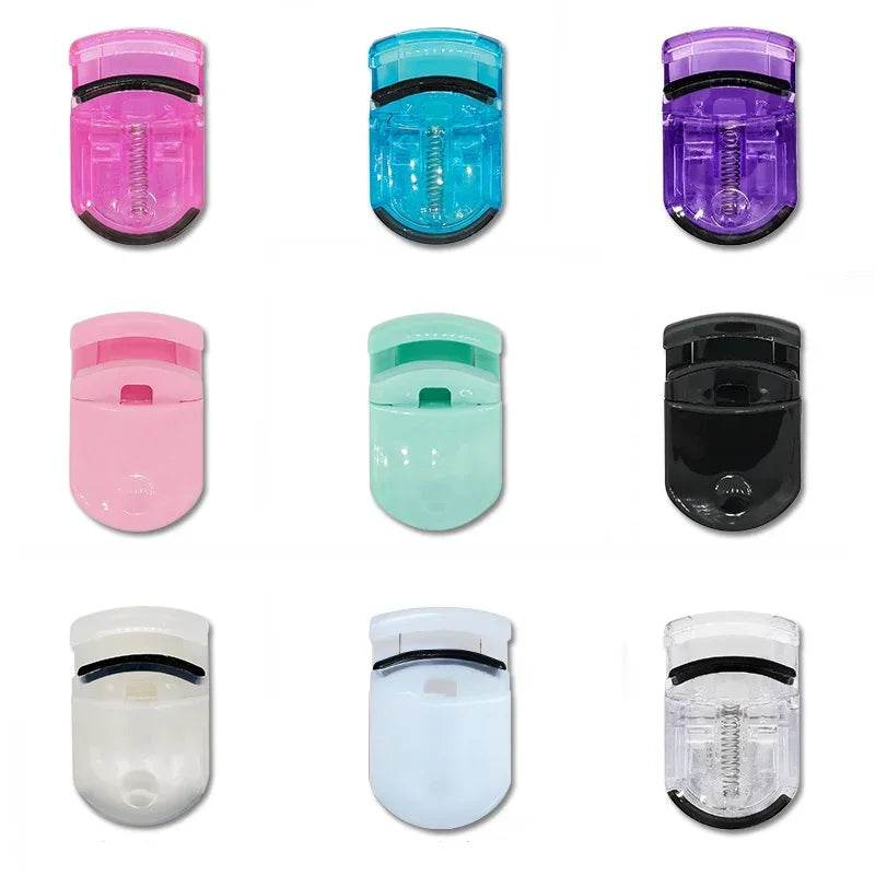 Blushimmer mini eyelash curler in multicolor, professional folding eyelash curling tool for false eyelashes and makeup application
