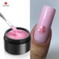 Blushimmer MSHARE 50ml pink gel builder for nail extensions, UV/LED self-leveling gel for natural-looking nail construction