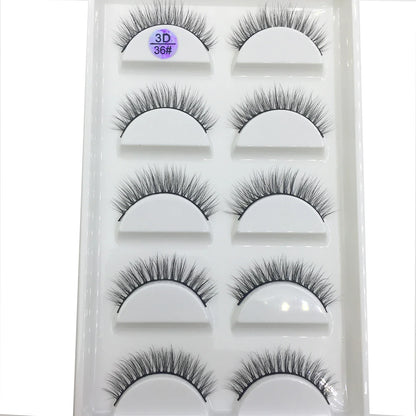 Blushimmer 15 style 3D faux mink false eyelashes, natural wispy thick eyelash set for enhanced eye makeup, soft and lightweight.