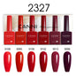 Blushimmer 6-pack 9ml CANNI HEMA-Free nail gel polish set with vibrant semi-permanent colors for UV and LED gel nails.