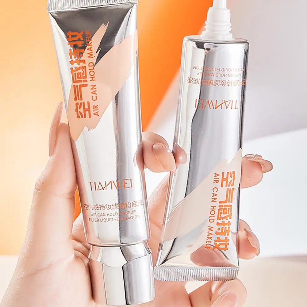 Blushimmer Airy Lasting Makeup Foundation and Concealer in 30ml, moisturizing, brightening, pore-filling primer with skin-isolating cream