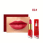 Blushimmer 12-color creamy moisturizing lipstick set featuring long-lasting lipsticks in various shades for women and makeup beginners.