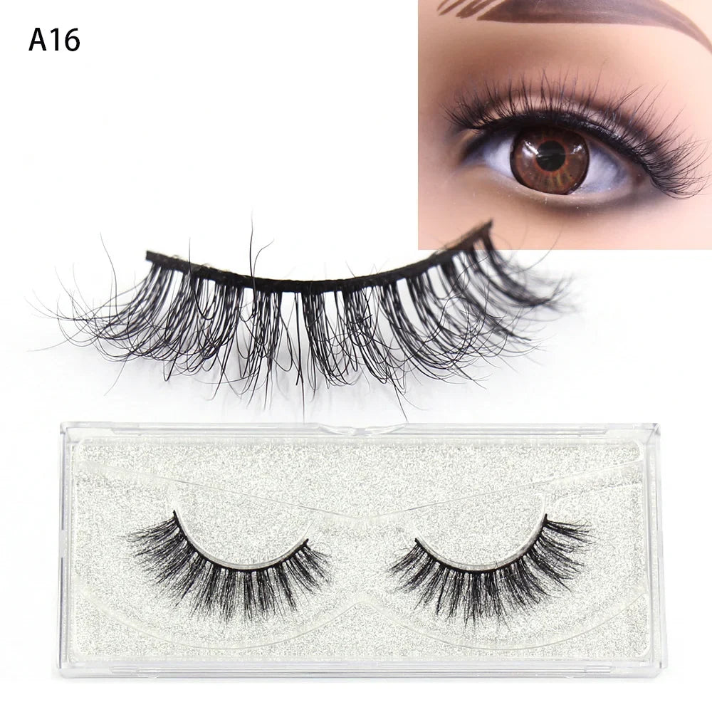 Blushimmer LEHUAMAO 5D Mink Eyelashes with wispy, cross-style, fluffy design for natural, handmade eyelash extension look.