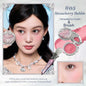 Makeup Flowerknows Shell Pearl Collection Silk Satin Blusher Lightweight Highly Pigmented Blush Powder Long Lasting Face Blushes