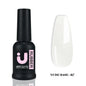 Blushimmer UNO JYJ Nude Rubber Base Gel Polish for semi-permanent UV manicure, natural nail base coat in 7 colors, gel varnish.
