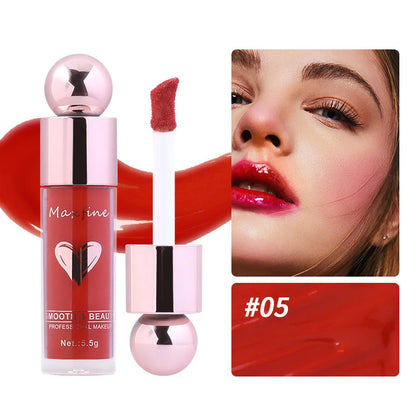 Blushimmer matte liquid blush with highly pigmented, long-lasting, smooth festival stage makeup in a vibrant pink shade.