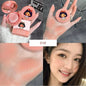 Blushimmer Cushion Blush with blendable shade and powder puff, long-lasting pink makeup blusher with whitening effect, without sticking.