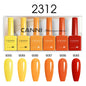 Blushimmer CANNI HEMA Free Nail Gel Polish Set with six 9ml bottles in vibrant colors for gel nails, soak-off UV and LED compatible.