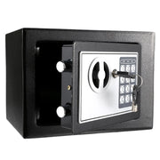 Mini Electronic Safe Box Digital Keypad Lock Safe All Steel Construction Automatic Locked Fireproof Security Box for Home Office