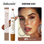 Blushimmer 6-color moisturizing liquid contour and bronzer set with waterproof lightweight 3D concealer for face contouring and nourishing makeup.