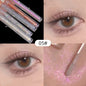 1pc Liquid Eyeshadow Super Shine Pink Pearlescent Glitter Eyeliner Long Lasting Waterproof Eye Shadow Glitter Party Eye Makeup
