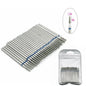 50pc Diamond Nail Drill Cuticle Clean Bit Set Milling Cutter for Manicure Electric  Bits Accessories Dead Skin Remove Tool