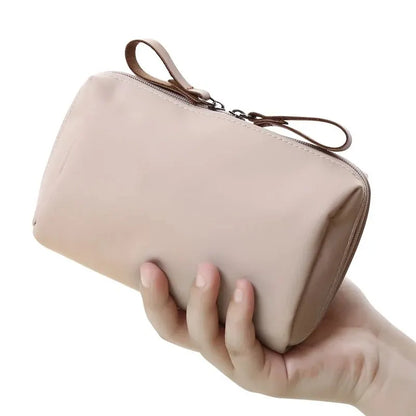 Blushimmer 2024 women’s cosmetic bag with solid color Korean style waterproof makeup organizer pouch and toiletry case.