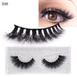 Blushimmer LEHUAMAO 5D Mink Hair False Eyelashes with wispy cross design, fluffy natural look, handmade eyelash extension tools.